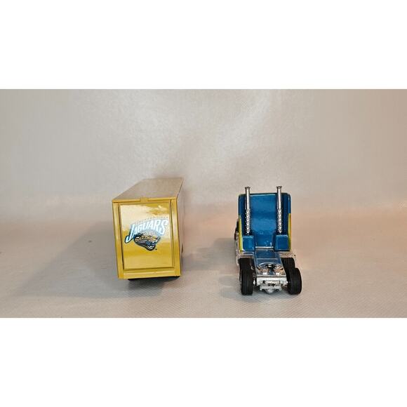 1996 Matchbox Ford Aeromax & Lowbed Trailer Jacksonville Jaguars - Picture 4 of 6